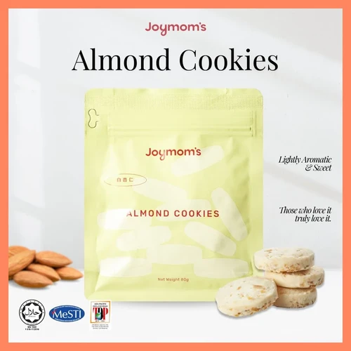 White Almond Cookies - Grab and Go Packaging